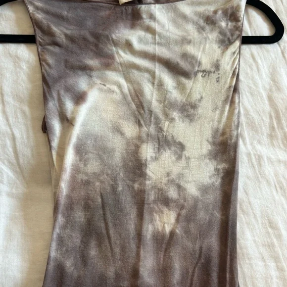 DISSH sleeveless tie-dyed stretch dress with back slit - Picture 3 of 5